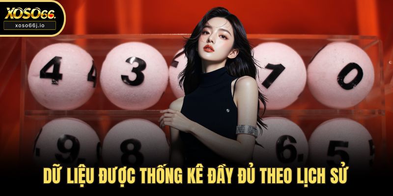 Dữ liệu được thống kê đầy đủ theo lịch sử